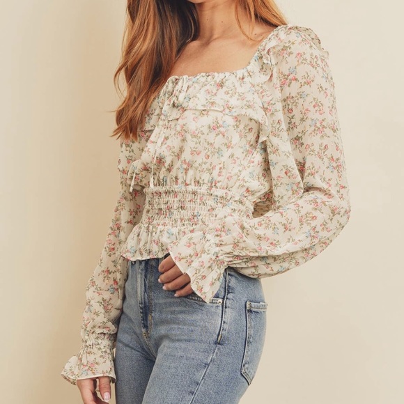 NWT Prairie Floral Blouse - Picture 3 of 6